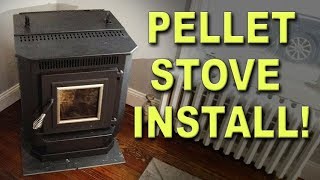 DIY Pellet Stove Installation [upl. by Aneres]