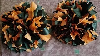 DIY Cheer Pom Poms [upl. by Aikan]