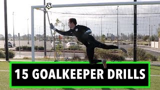 15 Goalkeeper Drills w Progressions  Part 1  Pro GK [upl. by Asilim]