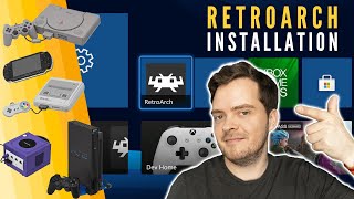 How to INSTALL RetroArch emulator on XBOX Series XS [upl. by Nhguahs]