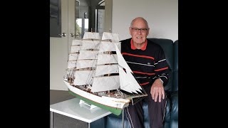 Building the model ship Danmark from a Billings Boats kit [upl. by Nerek]