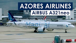 Flight Report AZORES AIRLINES  Paris ✈ Ponta Delgada  Airbus A321neo  Business [upl. by Itsirhc]