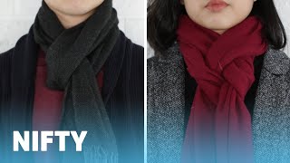 9 Classy Ways To Wear A Winter Scarf [upl. by Bathsheeb981]