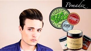 Mens Hair Products ALL ABOUT Pomades  Water Based vs Oil Based [upl. by Adhamh]