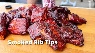 Smoked Rib Tips  Smoked Rib Tip Recipe on Traeger Grill [upl. by Aeiram]