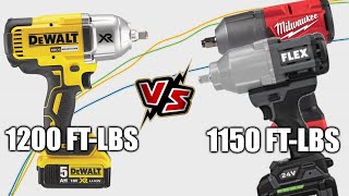 DeWalt High Torque on the Dyno vs Flex amp Milwaukee DCF899 [upl. by Annaiuq]