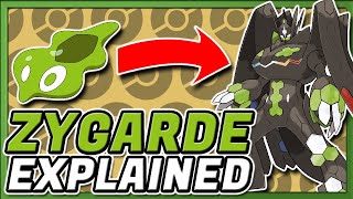 ZYGARDE EXPLAINED Pokemon Explained  Zygarde All forms Core Cell 10 50 and Complete Forms [upl. by Ednargel412]