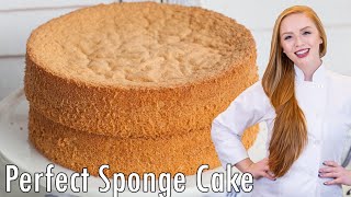 How to Make the PERFECT Sponge Cake EASY NoFail Recipe [upl. by Llehsor]