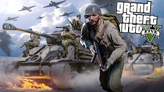 WORLD WAR 2 ALL OUT WAR in GTA 5 RP [upl. by Ayekat]