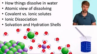 Aqueous Solutions Dissolving and Solvation [upl. by Noeht553]