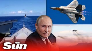 Russia ‘sinks AIRCRAFT CARRIER’ near Hawaii as US Navy strike group heads to region [upl. by Glory]