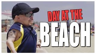 BEACH DAY  Vernes Vlogs [upl. by Ehtnax335]