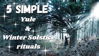 How to celebrate Yule 🌲 5 Yule amp Winter Solstice ritual ideas [upl. by Nujra]