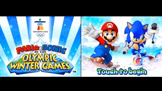 Mario amp Sonic at the Olympic Winter Games DS playthrough Longplay [upl. by Barger]