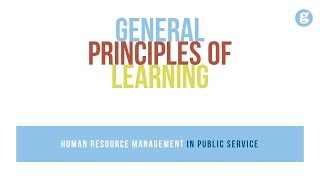 General Principles of Learning [upl. by Justus]