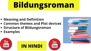 Bildungsroman novel in English literature  Literary term  meaning  Examples  structure  UGCNET [upl. by Xonel]