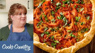 How to Make a Fresh Summer Tomato Galette [upl. by Anilet]