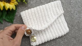 Crochet Wide Wallet [upl. by Eiruam]