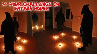 24 HOUR OVERNIGHT CHALLENGE IN SATANS HOUSE PARANORMAL ACTIVITY  MOE SARGI [upl. by Harewood]