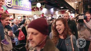 Les Misérables flash mob at the Adelaide Central Market [upl. by Eppillihp641]