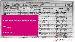 Census records an introduction [upl. by Anig]