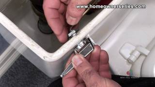 How to Fix a Toilet  Toilet Handle Replacement [upl. by Jabez554]