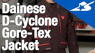 Dainese DCyclone GoreTex Jacket Review  Motorcycle Superstore [upl. by Ardnek]