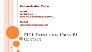 SAP BW FI Extraction Part 2  Extract Data and Model InfoProviders [upl. by Gnohc]