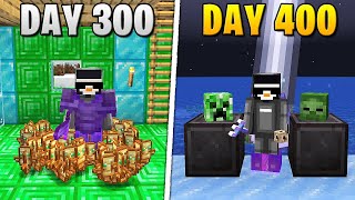 I Survived 400 Days in HARDCORE Minecraft [upl. by Elsinore]