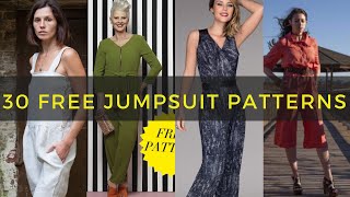 30 Free Jumpsuit Romper and Overall Patterns You May Have Missed [upl. by Idrahs55]