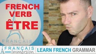 ETRE Conjugation amp Meaning to be present tense  FUN Learn French Verbs with Fun [upl. by Brander]