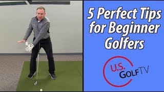 The 5 Best Tips for Beginner Golfers [upl. by Adelaide]