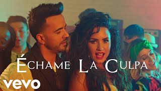 Echame La Culpa English Lyrics [upl. by Aisatsanna]