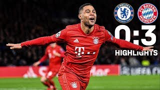 All Goals and Emotions of FC Bayerns 30 over Chelsea FC  Highlights [upl. by Airenahs252]