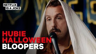 The Hubie Halloween End Credit Bloopers Are a Hilarious Mess  Netflix Is A Joke [upl. by Leummas544]