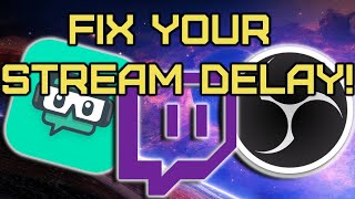 How To Fix TWITCH STREAM DELAY Streamlabs OBS [upl. by Aytida]