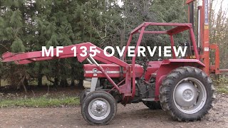 MF 135 tractor overview [upl. by Essirehc]