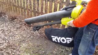 Ryobi RBV3000CESV lövblåslövsug [upl. by Rob]