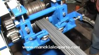 Manek  Rolling Shutter Strip Making Machine Model RSS45 with 6 pairs of Rolls [upl. by Candy]