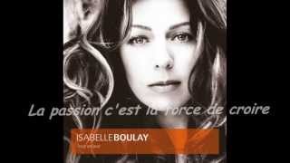 Sans Toi  Isabelle Boulay Lyrics [upl. by Enileuqaj]