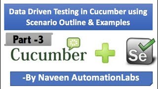 Data Driven Testing in Cucumber BDD Framework In Selenium  Part 3 [upl. by Fesuoy]