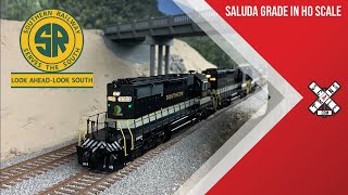 Southern Railways Saluda Grade in HO Scale [upl. by Denys]