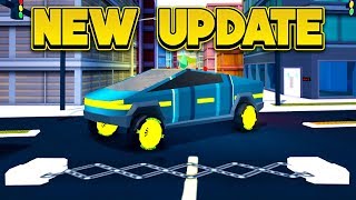 NEW CYBERTRUCK amp SPIKE TRAPS UPDATE ROBLOX Jailbreak [upl. by Pizor]