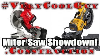 Dewalt VS Milwaukee  Double Bevel Compound Sliding Miter Saw Showdown [upl. by Leno]