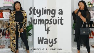 STYLING A JUMPSUIT4 OUTFIT IDEAS HOW TO STYLE A JUMPSUIT [upl. by Merdith]