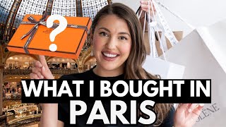 What I Bought in Paris 🌟 Designer Unboxing Hermès amp MORE [upl. by Tamsky]