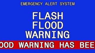 Emergency Alert System Flash Flood Warning [upl. by Dailey]