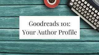 How to Create Author Account on Goodreads [upl. by Burg]