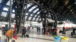 🚉 SOUND EFFECT  Stazione di Milano Centrale Railway Station of Milan STEREO HD [upl. by Linetta891]