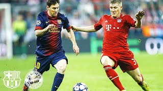 FC Barcelona vs FC Bayern  All Knockout Matches in the Champions League [upl. by Treblih]